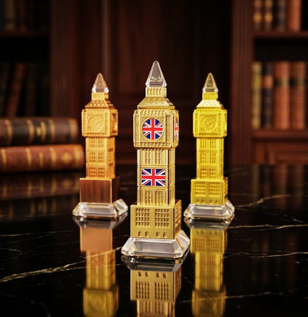 Your paragraph text (45) (3) SMALL BIG BEN CRYSTAL - Image 1