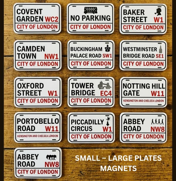 Your paragraph text (23) Small & Large Plates Magnets - Image 1